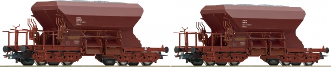 Set of 2 gravel Hopper cars<br /><a href='images/pictures/Roco/179172.jpg' target='_blank'>Full size image</a>